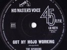 45 SPINNING WHEELS: GOT MY MOJO WORKING (M.WATERS) + 1 AUSSIE HMV NM