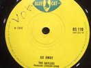 THE GAYLADS/SOUL VENDORS -Go Away/Julie on my Mind, Blue Cat, 1968 ska vinyl 7