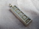 RARE Vintage ABBA Solid Silver Ingot Pendant - 1oz - Pop Memorabilia