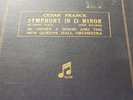 CESAR FRANCK SYMPHONY IN D MINOR SIR HENRY WOOD & NEW QUEENS HALL ORCHESTRA