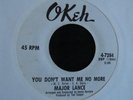 MAJOR LANCE - You Don't Want Me No More - Northern Soul Classic - Listen 