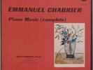 CHABRIER: Complete Piano Music Kyriakou VOX BOX Vinyl LP NM- w/ Insert