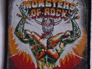 MONSTERS OF ROCK 1987 Original Vtg 1980`s Woven Sew On Patch Dio Anthrax WASP