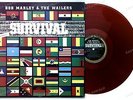 Bob Marley & The Wailers - Survival Jamaica LP 1979 + Insert, RED VINYL  //13