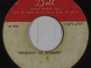 Northern Soul Acetate 45 - Unknown Artist - Ghettos Of Harlem - Bell - mp3