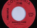 Garage Mod 45 LINDA GAYLE Maggie's Farm COLUMBIA HEAR VG+