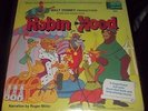 Robin Hood - Walt Disney W / Attached Booklet - Childern's Vinyl Record Album LP