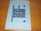 NEW ORDER - MOVEMENT - ORIGINAL UK PROMO POSTER (PETER SAVILLE)