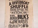 THE BEATLES - A Riverboat Shuffle 25th Aug 1961 - UK handbill original