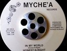 HONEST N RIGHT - In my world - 45 rare MODERN SOUL/SYNTH/BOOGIE FUNK unknown