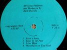 RICH PICCOLO LP Self Titled PRIVATE PRESSING Rec '78 A+ Listen AOR Psych SITAR