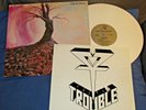 TROUBLE SELF TITLED ORIGINAL METAL LP 1984 METAL BLADE WHITE VINYL (EX) w/INSERT