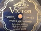 78 RPM  JAZZ JELLY ROLL MORTON Dr Jazz (E+) DIXIE JUG BLOWERS VICTOR 20415 CLEAN