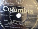 78 RPM HOT HAWAIIAN Andy Iona Islanders Brownskin Maiden Col )Jp) E