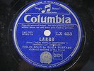 COLUMBIA LX 423 78rpm GUILA BUSTABO violin DVORAK Largo CHOPIN nocturen MOORE
