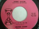 RARE ( WILD R&B 45 ) BOBBY TAYLOR WITH CHARLIE AND THE JIVES - UBANGI STOMP