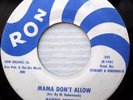 BOBBY MITCHELL r&b 45 THERE'S ONLY ONE OF YOU MAMA DON'T ALLOW  mint minus dm214