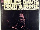 MILES DAVIS-FOUR & MORE-RECORDED LIVE IN CONCERT-MINT RECORD, UNPLAYED