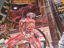 IRON MAIDEN SOMEWHERE IN TIME LP VG+ 1986 METAL CAPITOL SJ-12524 FREE US SHIP