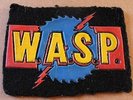 W.A.S.P. , Logo Rubber Patch, Gummipatch, ultra rar, rare, WASP