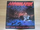 ANNIHILATOR - Set The World On Fire 11 Tracks Korea LP 1993