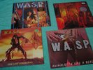 4 WASP records Animal, Last Command, Inside Circus, Live Raw album lp rock