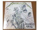 Signed Metallica And Justice For All 2-LP Vinyl Set w/ 88-89 Backstage Pass