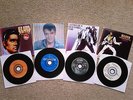 ELVIS PRESLEY 4 x classic vinyl look CD's