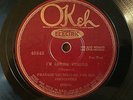 Frank Trumbauer & His Orchestra w Bix Beiderbecke on OKeh 40843 in E condition