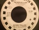 Esther Phillips Too Much Of A Man (to Be Tied Down) / Nobody But You Roulette
