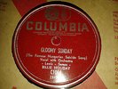 BILLIE HOLIDAY : GLOOMY SUNDAY / NIGHT AND DAY.  Canada 78rpm (1947)