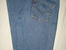 LEVI 501 JEANS W29 L34 STRAIGHT FIT MID BLUE STRAUSS VINTAGE LEVIS BUTTON FLY