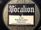 JAZZ 78 - VIRGINIA LISTON VOCALION 1032 Rolls-Royce Papa NICE COPY