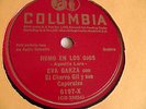 Eva Garza Latin 78rpm Columbia #6197-X Humo En Los Ojos (bolero)