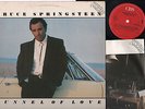 LP BRUCE SPRINGSTEEN TUNNEL OF LOVE MADE IN ITALY PROMO PUNCHED SLEEVE & INNER