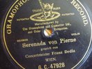 FRANZ DRDLA / PIERNE serenada  / GRAMOPHONE CONCERT RECORD