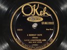 78 RPM -- Louis Armstrong and His Hot Five, Okeh 8609, E  Jazz