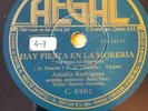 FADO 78 rpm RECORD Regal AMALIA RODRIGUES Guitar & Viola FADO MENOR / HAY...