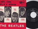 The BEATLES * I Feel Fine * 1965 Belgian 45 * Exclusive Picture Sleeve
