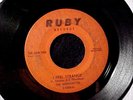 WONDERETTES I Feel Strange DETROIT NORTHERN SOUL 45 Rare Original on RUBY HEAR