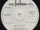 ROY HAMILTON I NEED YOUR LOVIN' c/w SOMEWHERE ALONG THE WAY EARLY FONTANA DEMO