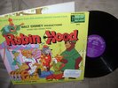 Original Disney Record Book LP Robin Hood Roger Miller Narration BEAUTIFUL 3810
