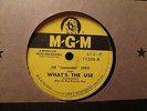 JOE CANNONBALL LEWIS - What's the Use / Down the Road To Love  MGM 11253 - 78rpm