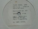 RARE PRIVATE FOLK 45 Mike Simmons Total Eclipse WHITE LABEL PROMO Gothic Horizon