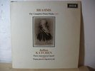 SXL 6105 BRAHMS Piano Works Vol 1 JULIUS KATCHEN DECCA ED1 STEREO LP