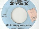 EDDIE JEFFERSON Uh Oh Im In Love Again STAX RARE  NORTHERN SOUL 45