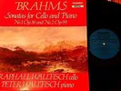 CHANDOS:R WALLFISCH CELLO,P WALLFISCH PIANO:BRAHMS:CELLO SONATAS M- PLAY GRADED