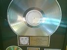Michael Jackson - Invincible - Platin Award (goldene Schallplatte)