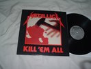 METALLICA Kill 'Em All '83 LP cultic ORIG US MEGAFORCE SILVER 1st press  NMint