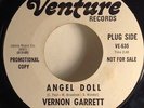 Vernon Garrett Angel Doll Rare Northern Soul Promo 45-Venture